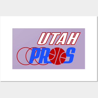 Defunct Utah Prospectors WBA Basketball Posters and Art